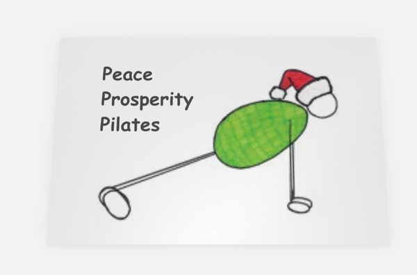 PILATES CHRISTMAS CARD