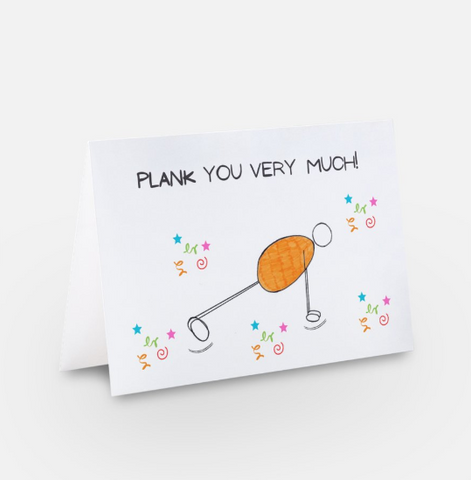 PILATES THANK YOU CARD