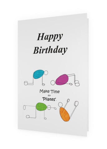 Birthday Card - Pilates Themed Card