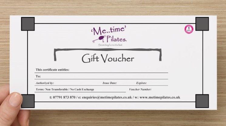 Pilates Worcester Gift Voucher - Pilates Personal Training – 'Me..time'  Pilates