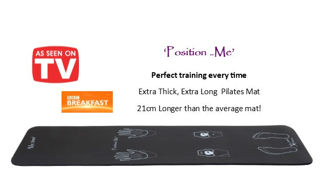 Ultimate Pilates Mat 'Position..Me' Extra Long Extra Thick