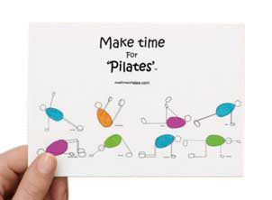 pilates post card