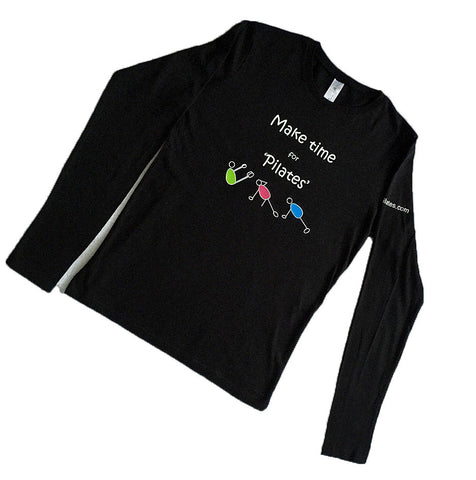 Black Pilates long sleeve top
