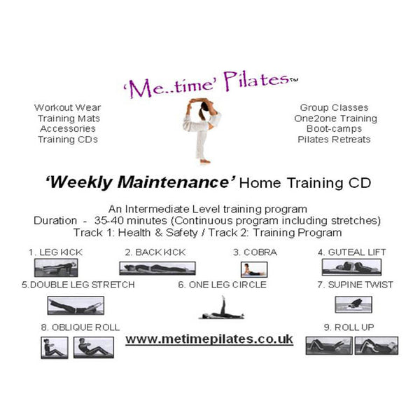 weekly maintenance home training cd
